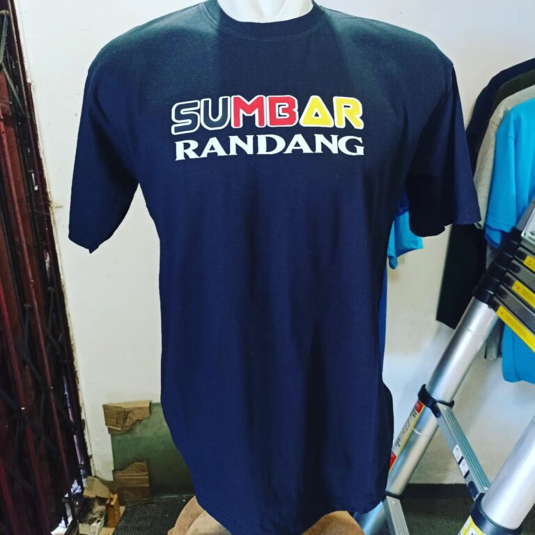 sablon kaos padang