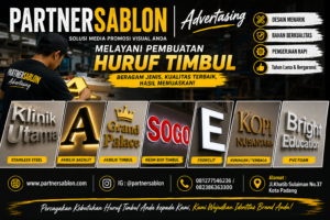 Harga Huruf Timbul