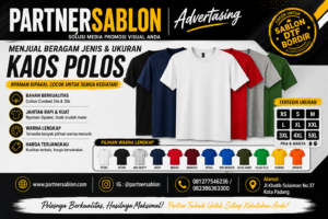 harga kaos polos padang