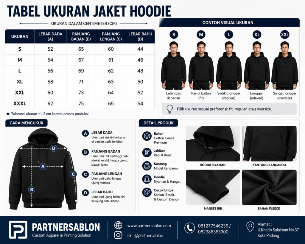 jaket hoodie custom