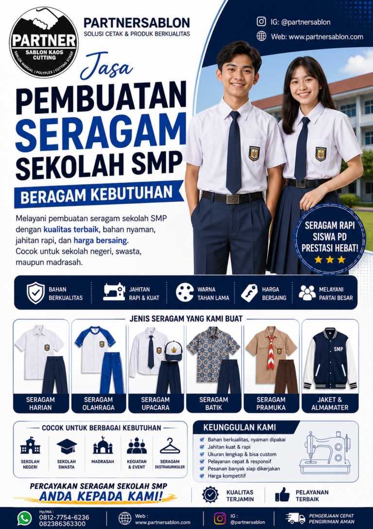 Baju Seragam SMP Partnersablon