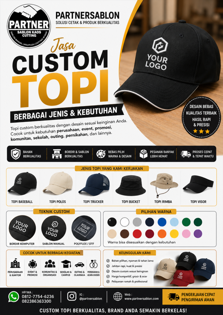 Custom Topi Padang