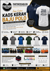 kaos kerah custom